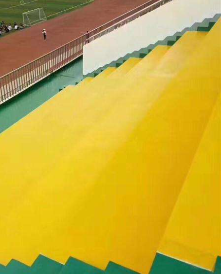 玛多球场台阶翻新修补改造